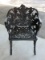 Cast Metal Classic Reticulated Fern Garden/Patio Chair