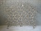 Cast Metal Single Panel French Inspired Fireplace Screen Baroque Style Highly Ornate