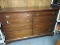 Authentic Reproduction by Craftique Furniture Mahogany Double Dresser w/ Dovetail Drawers