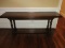 Ethan Allen Oak Barley Twist Royal Charter Collection Console Flip Tip Dining Table