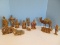 12 Pieces - Fontanini Depose Italy Nativity Set & Animals