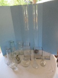 Lot - Misc. Glass Vases 2 Cylinder 39 1/2