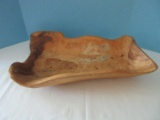 Hand Carved Free Form Natural Edge Bowl