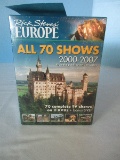 Rick Steve's All 70 Shows Europe 2000-2007 11 DVD Set w/ Bonus DVD Sealed Pack