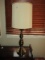 Stiffel Antiqued Brass Patina Traditional Design Table Lamp