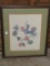 Vintage 1974 Perched Blue Jay & Butterfly on Maple Limb Artist Signed Webb Garrison Print