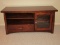 Sligh Furniture Co. Media Console Traditional Mission Style w/ Wavy Glass Pane Drawer