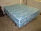Metal Bed Frame w/ Queen Size Mattress & Box Springs