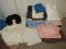 Linen Lots - Misc. King Size Bed Flat/Fitted Sheets, Towels, Cotton Spread 108