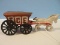 Cast Iron Horse Drawn Ice Wagon Toy