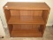 Simulated Wood Bookcase w/ Adjustable Shelf & Trim Molding