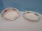 2 Pieces - Royal Kent Fruit on Rim Pattern Rok 8 China 9 5/8