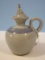 Southern Pot Luck Pottery L. Teague Moore Jug Oil Lamp w/ Handle & Wick