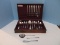 Awesome 68 Pieces - Oneida Silverplated Flatware & Serving Pieces Bordeaux Pattern 1945