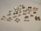 Lot - Fashion Jewelry Clip-On Earrings Rhinestones, Faux Pearls, Dangle, Hoops, Etc.