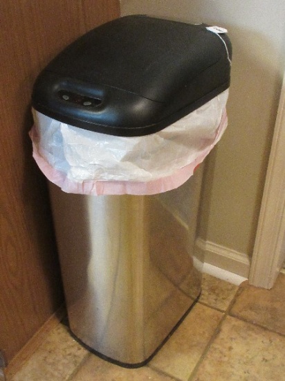 Nine Stars Stainless Touchless Motion Sensor Trash Can