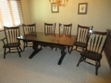 Ethan Allen Kling Furniture Heart Pine Colonial Tavern Collection Rubbed Edge Table