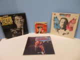 Lot - Comedy Vinyl LP Record Albums & 45 Deacon Andy Griffith What It Was, Was Football