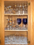 Lot - Bar Glassware Stems, Wine Glasses, Hard Rock Hurricane, Fluted, Cordials, Etc.