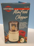 West Bend No.6503 Mini-Food Chopper Chops, Minces & Purees Foods Fast