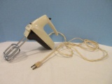 Small Sunbeam Electric Hand Mixer