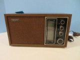 Sony Simulated Wood Case AM/FM Radio II Transistors 2 Band TFM-9440W