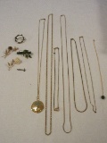 Lot - Fashion Jewelry Jade Bamboo Brooch