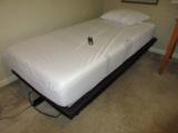 Mattress Firm Twin Size Adjustable Bed w/ Remote & Serta Icomfort Temp Touch