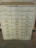 Metal 27 Drawer Cabinet