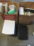 Lot - Misc. Plasticware Storage Containers, Cups, Covered Cake, Stackable Drawer, Etc.
