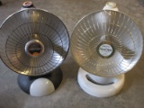 Lot - 2 Presto Heat Dish Plus Foot Light Heaters