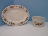 2 Pieces - Royal Doulton Fine China Oval 13 1/4