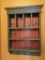 Country Cottage Wall Mount Peggy Hooks w/ Storage Cubbies & Shelves Sage Rubbed Edge