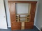 Solid Wood Custom Built Media Cabinet w/ Panel Doors