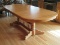 Richardson Brothers Furniture Oak Traditional Double Pedestal Farmhouse Style Dining Table