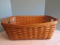 Traditional Longaberger Small Laundry Basket w/ Liner Signed E.B. 1995