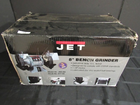 Jet 8" Bench Grinder 1HP Motor Model No.JBG-8A