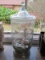 Tall Glass Terrarium Jar w/ Lid w/ Contents