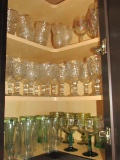 Cabinet Lot - Wine Glasses, Water Goblets, Tumblers, Etc.