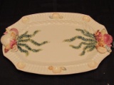 Large Ceramic Seashell/Seaweed Platter