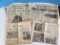 6 Vintage Newspapers May 9th 1945, Two August 9th 1974, Saturday August 10th 1974