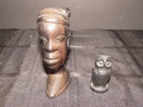 Wooden African Head Shelf Décor 5