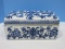 Semi-Porcelain Chinese Flowering Vine Pattern Rectangular Keepsake Box w/ Lid
