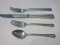 4 Piece - Place Setting Rogers International Sterling Silver Moonbeam Pattern Silverware