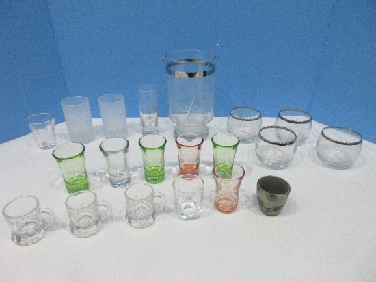 Lot - Misc. Shot Glasses Mugs, Jägermeister, Tequila Patron