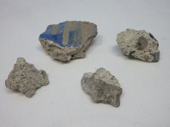 4 Pieces From Berlin Wall Aug. 1990