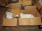 Fabric Lot - Misc. Patterns/Fabric in 4 Boxes on Wood Pallet