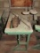 Union Special Sewing Machine on Wood Green Top/Metal Stand w/ Spool Holder