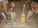 Lot - Vintage Vacuum Cleaners, Hoover Dial-A-Matic, Kelly, Etc.