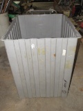 Large Grey Plastic Bin/Storage w/ Handles